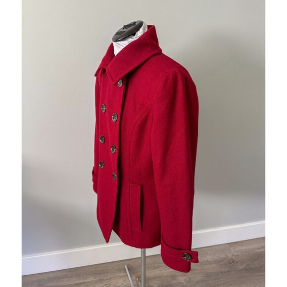 Calvin Klein Wool Double Breasted Pea Coat - Picture 6 of 12